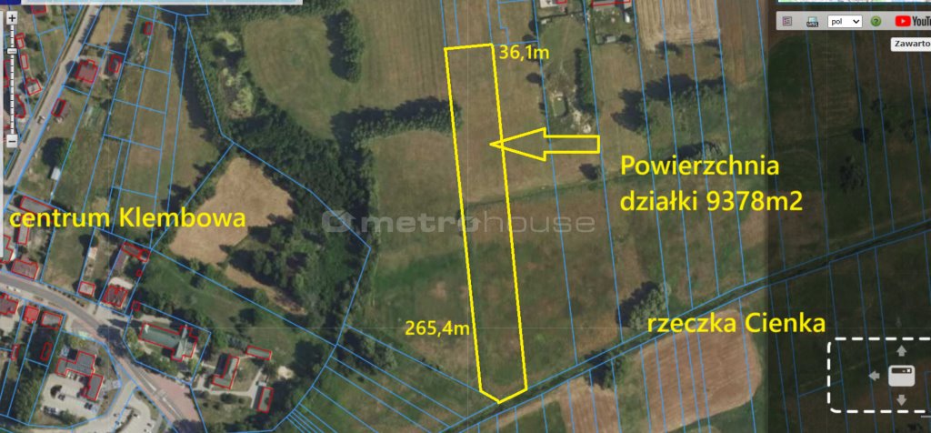 Działka budowlana na sprzedaż Klembów, Sadowa  9 378m2 Foto 1