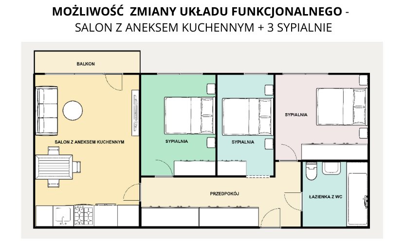 Mieszkanie trzypokojowe na sprzedaż Katowice, ligota, Gdańska 14  56m2 Foto 8