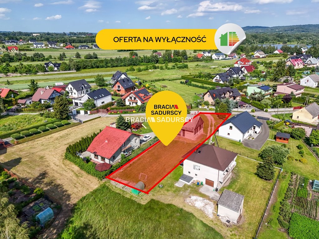 Do sprzedania działka 1000 m² z budynkiem w Cholerzynie Cholerzyn  1 000m2 Foto 1