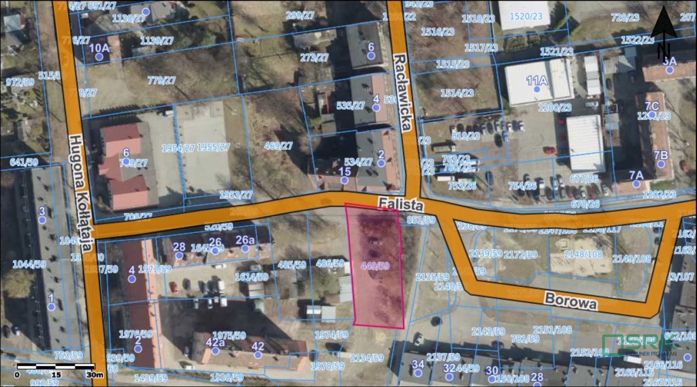 Działka inna na sprzedaż Bytom, Falista  1 282m2 Foto 1