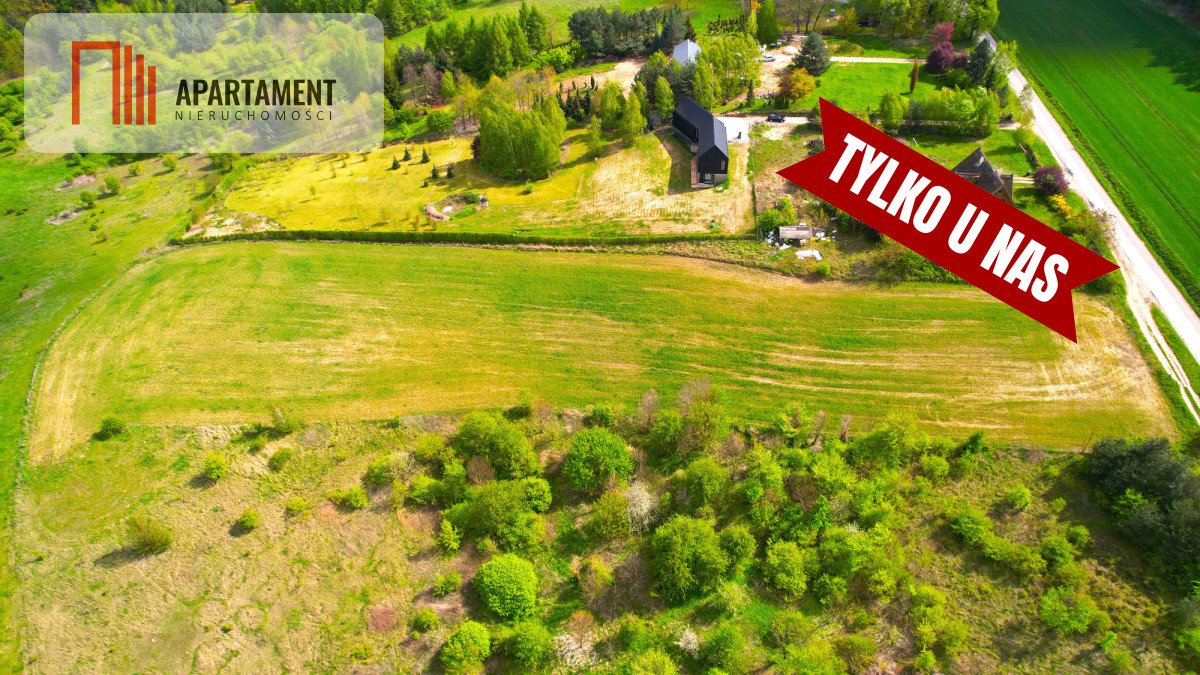 Działka 9656 m² z pięknym widokiem na las i dolinę Gzin  9 656m2 Foto 1