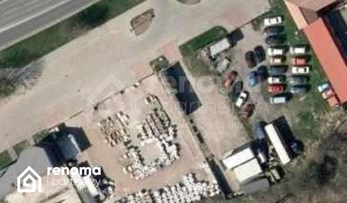 Plac 610 m² z pawilonem biurowym, widoczny i ogrodzony Koszalin  677m2 Foto 1