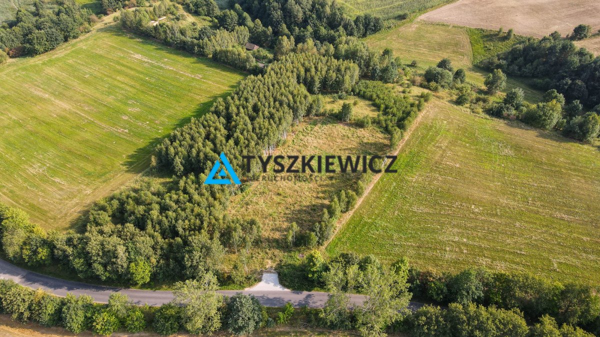 Działka Kaszuby z warunkami zabudowy, cisza i jezioro Liniewo, Starowiejska  3 545m2 Foto 1