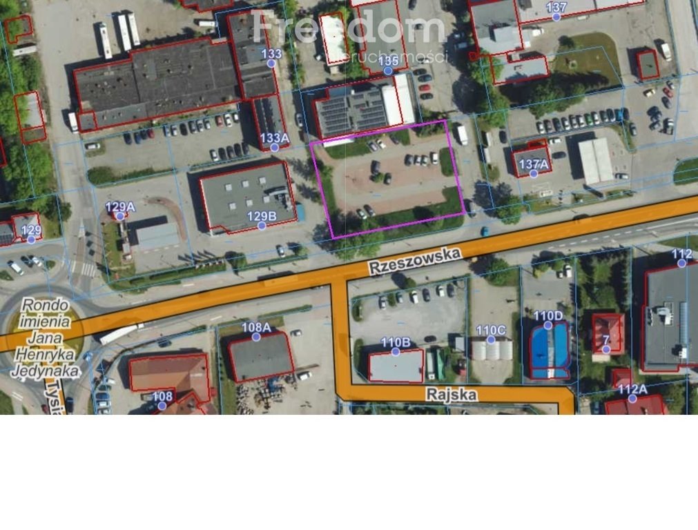 Działka komercyjna na sprzedaż Dębica, Rzeszowska  1 633m2 Foto 1