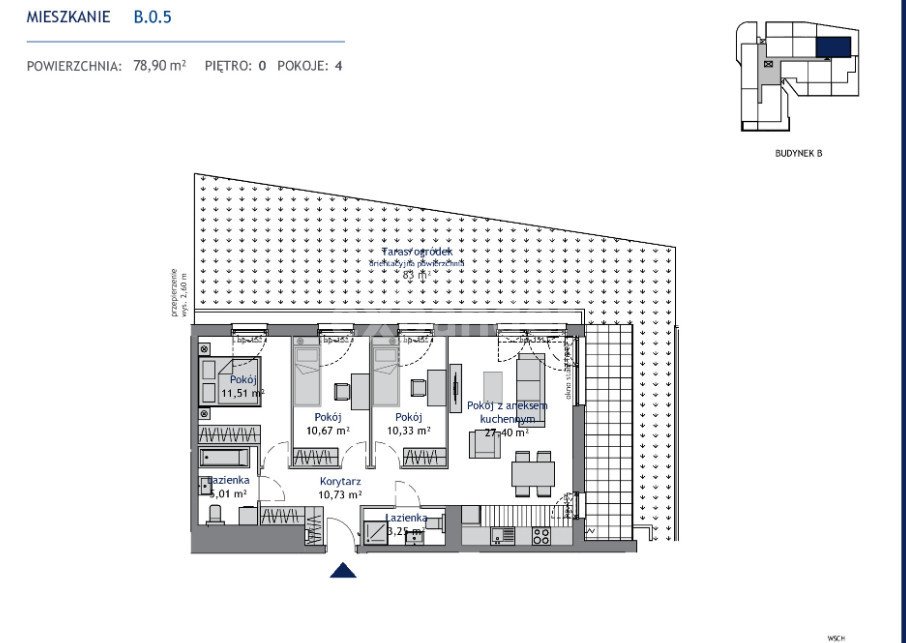 Mieszkanie czteropokojowe  na sprzedaż Gdańsk, Migowo Lęborskie  79m2 Foto 6