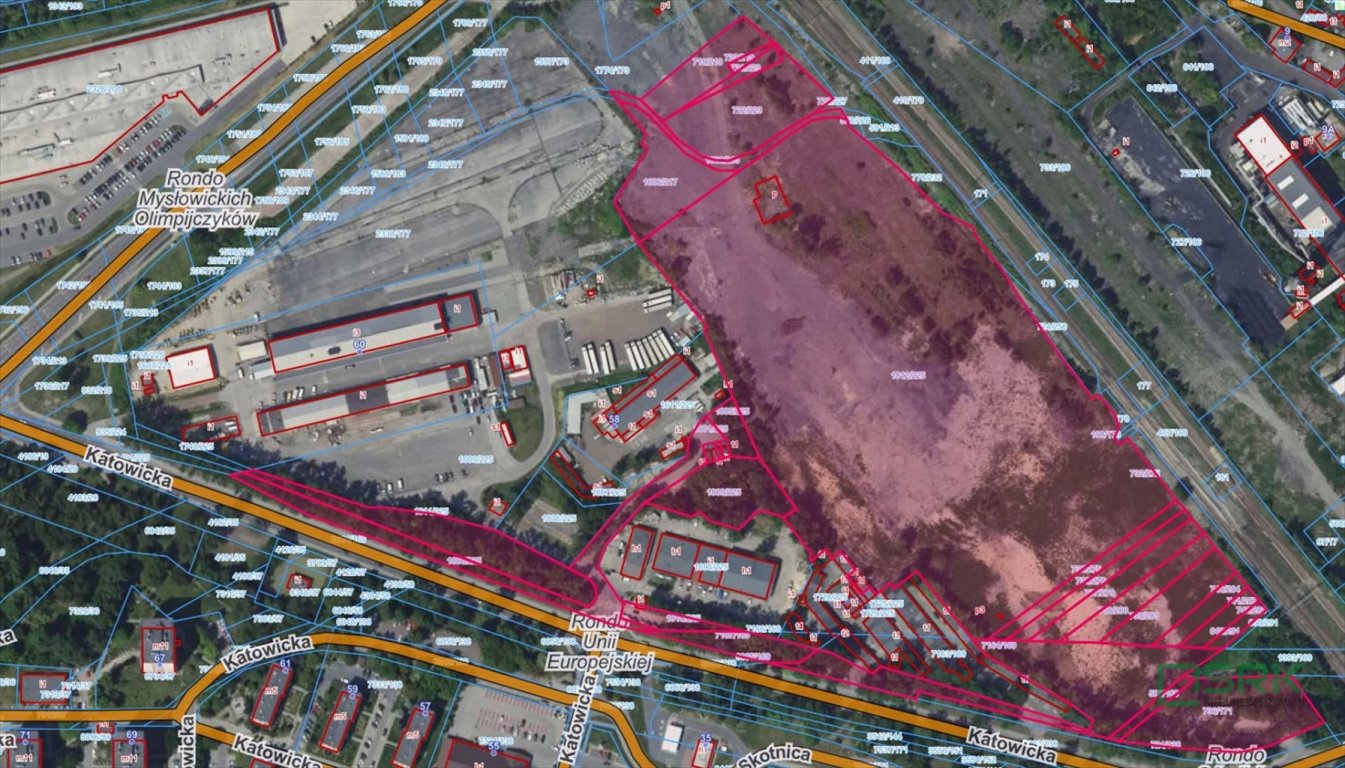 Działka inna na sprzedaż Mysłowice, Katowicka, B. Świerczyny, Obrzeżna Północna  84 164m2 Foto 1