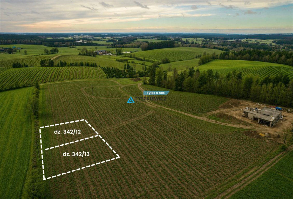 Działka 1003 m2 w sercu Kaszub z mediami i MPZP Gołubie  1 003m2 Foto 1