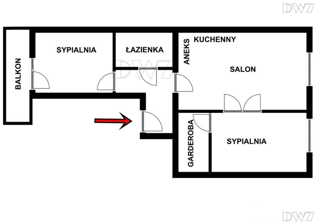 Mieszkanie trzypokojowe na sprzedaż Kraków, Stare Miasto, Stare Miasto, Tenczyńska  62m2 Foto 18