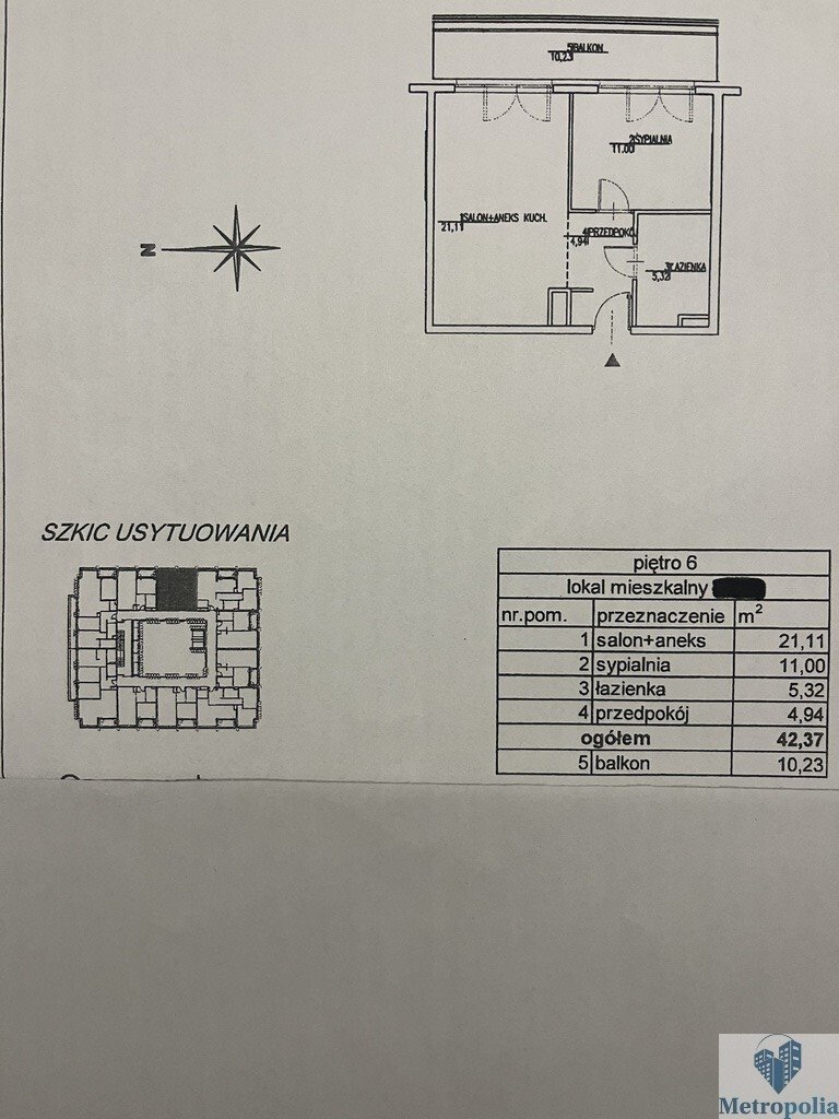 Mieszkanie dwupokojowe na sprzedaż Warszawa, Mokotów, Służewiec, Wynalazek  42m2 Foto 13