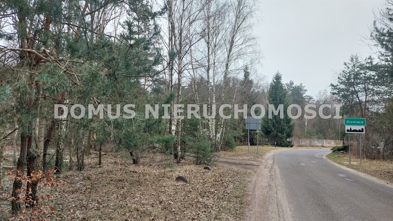 Działka 3511 m² z lasem i MPZP pod zabudowę zagrodową Grzmiąca  3 511m2 Foto 1