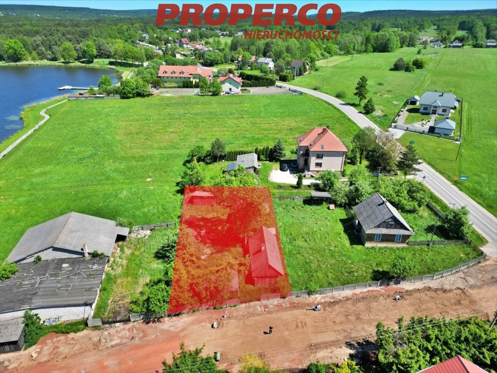 Działka 1245 m² przy Zalewie Umer z mediami i planem zabudowy Umer  1 245m2 Foto 1