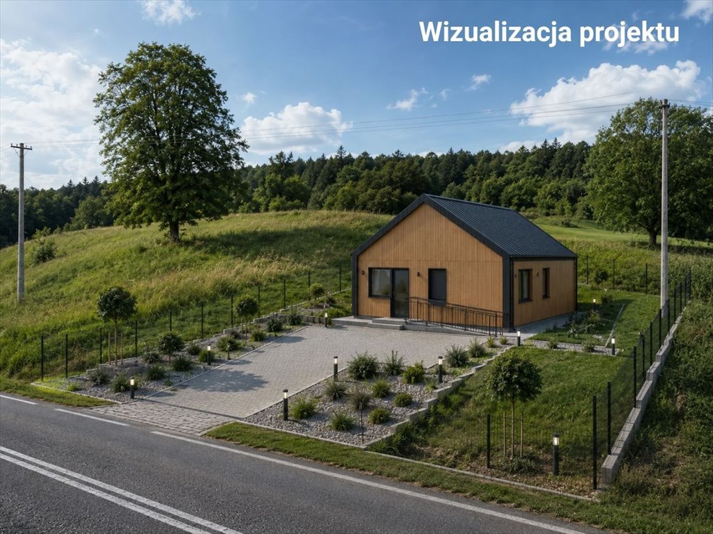 Działka inwestycyjna z pozwoleniem na budowę biura w Bieszczadach Liskowate  2 024m2 Foto 1
