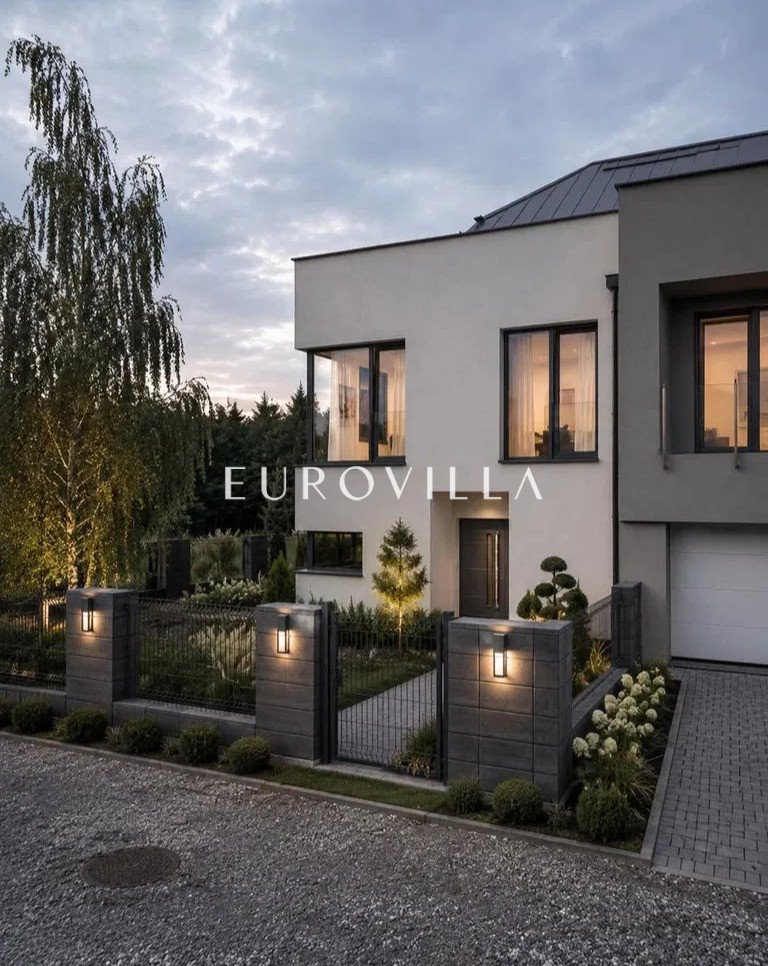 Polecam ekskluzywny dom bliźniaczy 370m² z ogrodem 800m² Wilanów Warszawa, Wilanów Zawady, Satynowa  370m2 Foto 1