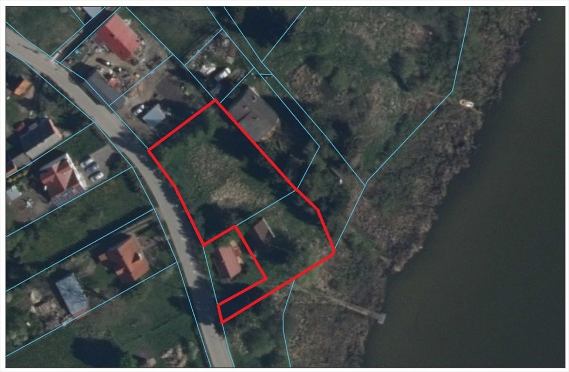 Działka nad Jeziorem Jeziorak z linią brzegową i pomostem Jerzwałd  2 180m2 Foto 1