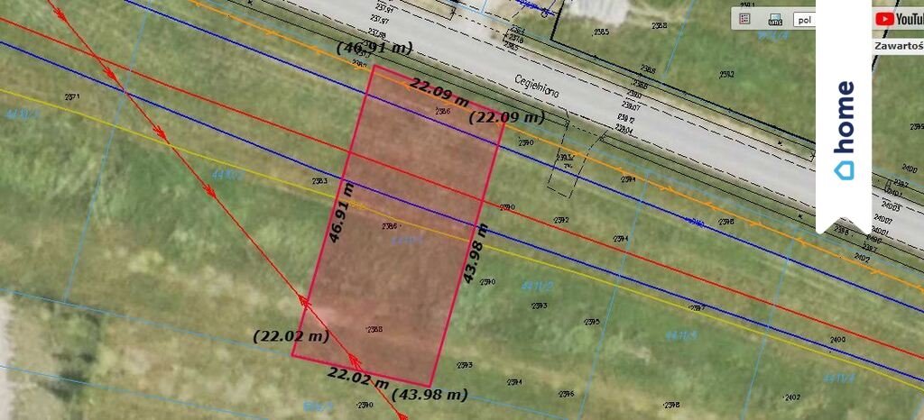Działka budowlana 1050 m² z WZ, szybki dojazd do Rzeszowa polecam Budy Głogowskie, Cegielniana  1 050m2 Foto 1