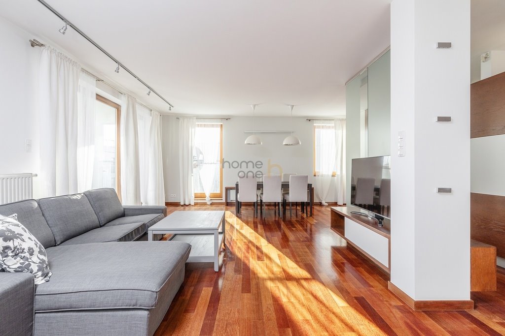 Przestronny apartament 126 m² z garażem i tarasem na Mokotowie Warszawa, Mokotów, Aleja Wilanowska  126m2 Foto 1