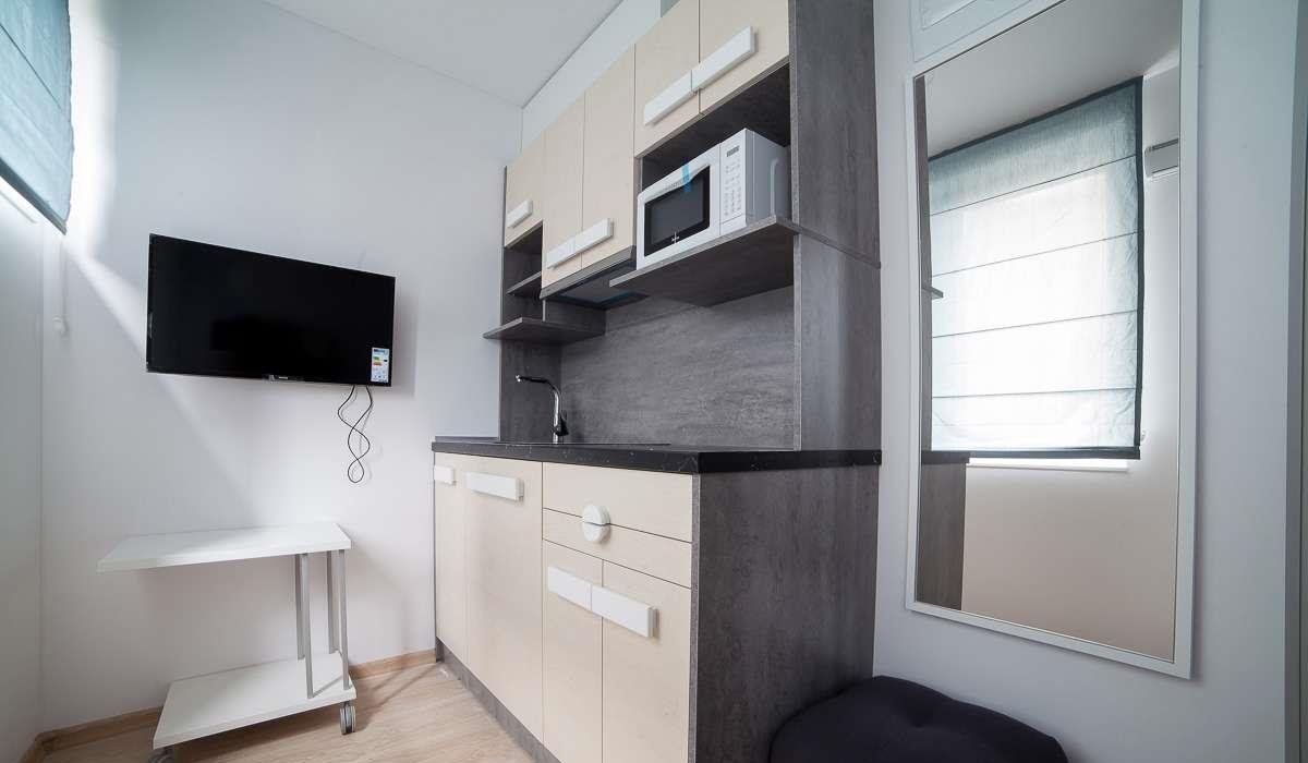 Na wynajem nowoczesny mikroapartament 14 m² w Centrum Wrocławia Wrocław, Śródmieście, Plac Grunwaldzki 57  14m2 Foto 1