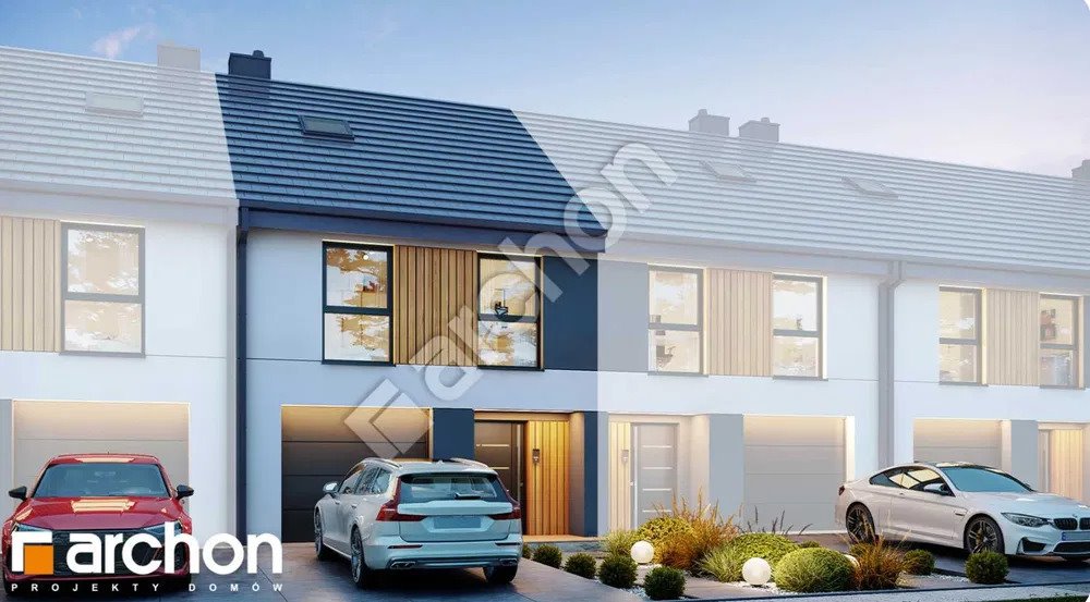 Nowoczesny dom 133 m² z garażem, ogród i energooszczędność Zieleniewo, Szczecińska  133m2 Foto 1