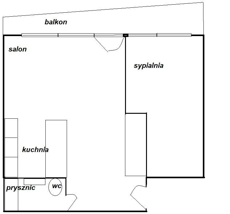 Mieszkanie dwupokojowe na sprzedaż Gdańsk, Przymorze, Jagiellońska 10  31m2 Foto 10