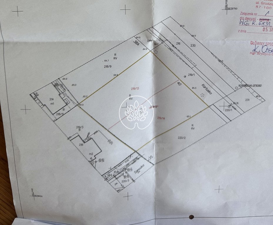 Działka budowlana na sprzedaż Toruń, Kartuska  891m2 Foto 3