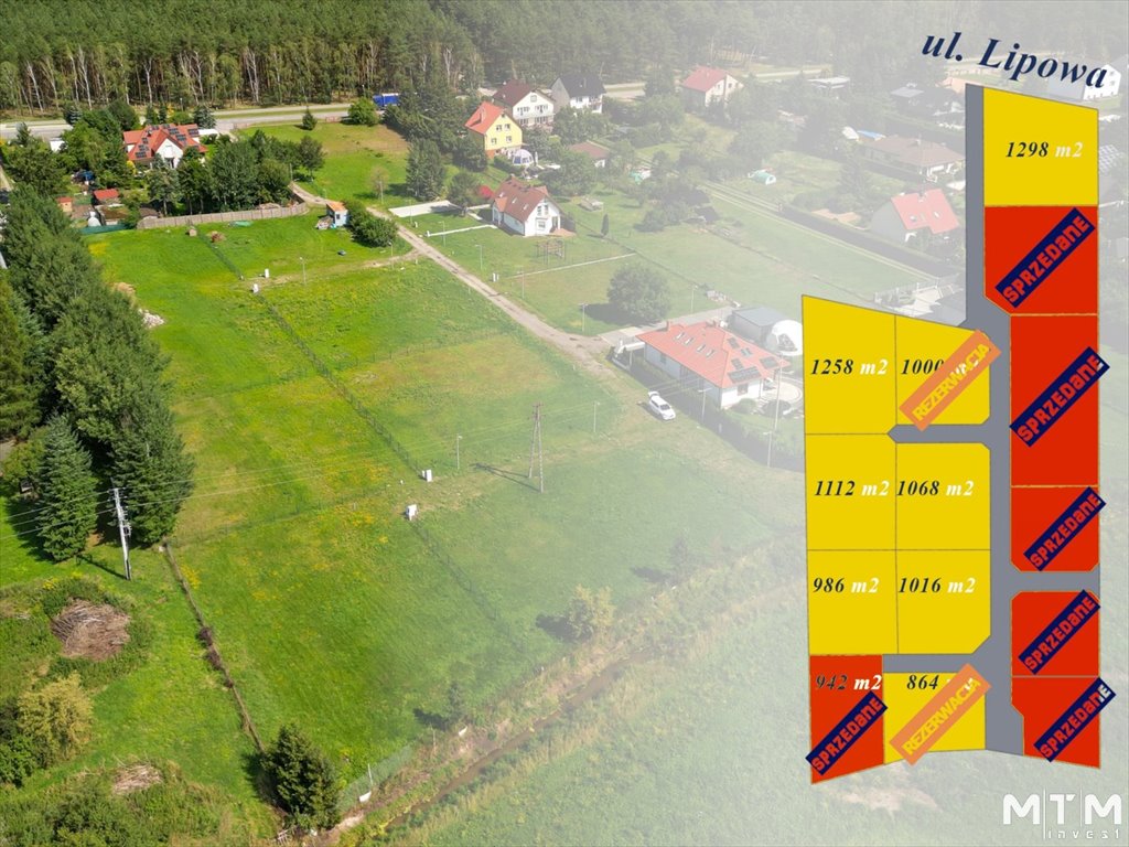 Działka budowlana 1016 m2 w Wołczkowie, media, ogrodzona Wołczkowo  1 016m2 Foto 1