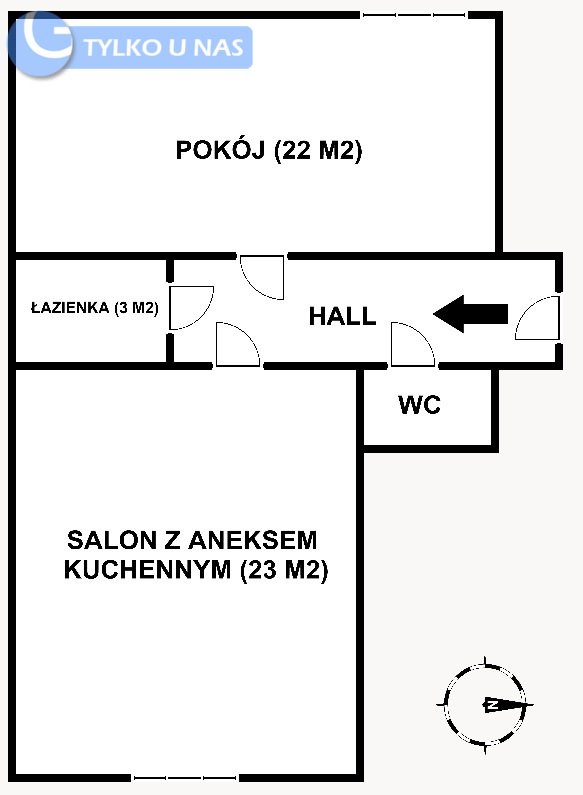 Mieszkanie dwupokojowe na sprzedaż Łódź, Śródmieście, Piotrkowska  55m2 Foto 13
