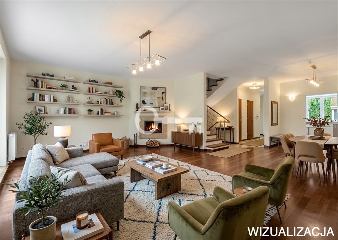 Przestronny dom 300m2 z garażem i tarasem na Ursynowie Warszawa, Ursynów, ppłk. Zbigniewa Stanisława Kiedacza  300m2 Foto 1