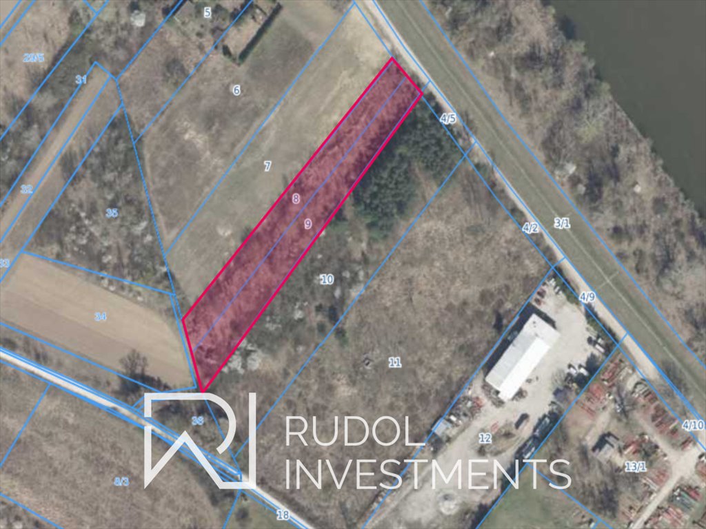 Działka rolna nad Wisłą z widokiem na plaże i naturę Kępa Okrzewska, Kępa Falenicka  4 800m2 Foto 1