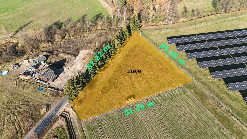 Urokliwa działka 1681 m² z mediami i dojazdem asfaltowym Tuchola  1 681m2 Foto 1