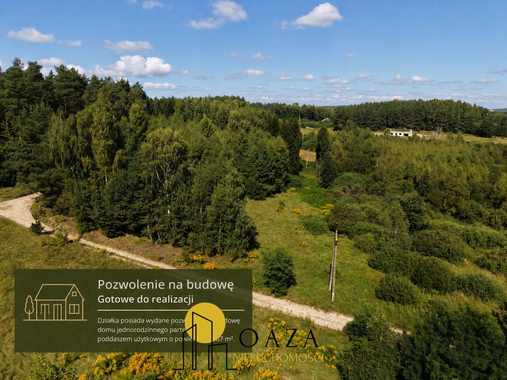 Działka 3030 m² z pozwoleniem na budowę domu w Cerkiewniku: Cerkiewnik