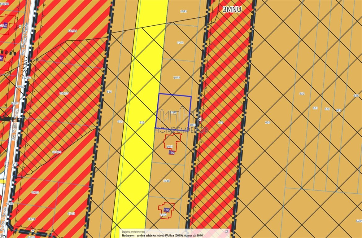 Zapraszam do zakupu działki 951 m² w Wolicy z mediami i planem zabudowy Wolica, Piotra, Pawła  951m2 Foto 1