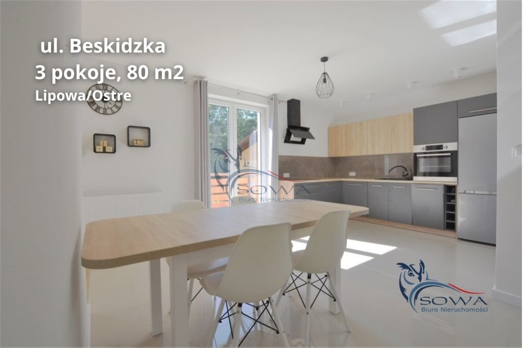 Przestronne 3-pokojowe mieszkanie 80 m2, gotowe do wprowadzenia Żywiec  80m2 Foto 1