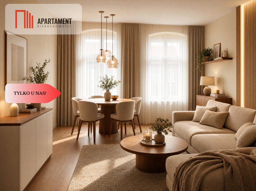 Do sprzedania przestronne 2-pokojowe mieszkanie 50,36 m² w centrum Wrocławia Wrocław  50m2 Foto 1