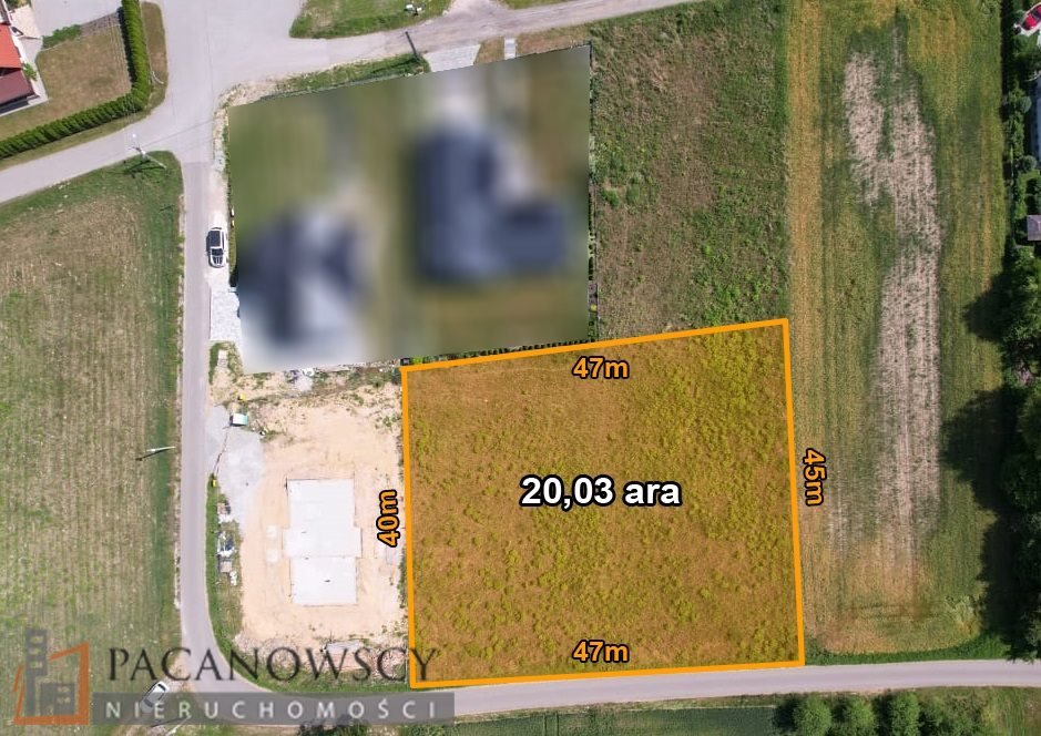 Działka budowlana na sprzedaż Giebułtów  2 003m2 Foto 1