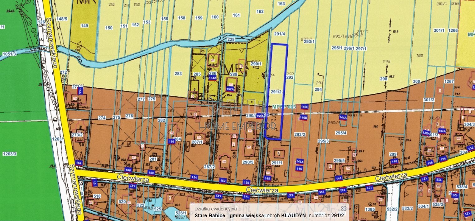 Działka budowlana na sprzedaż Klaudyn, plut. Józefa Ciećwierza  1 500m2 Foto 6