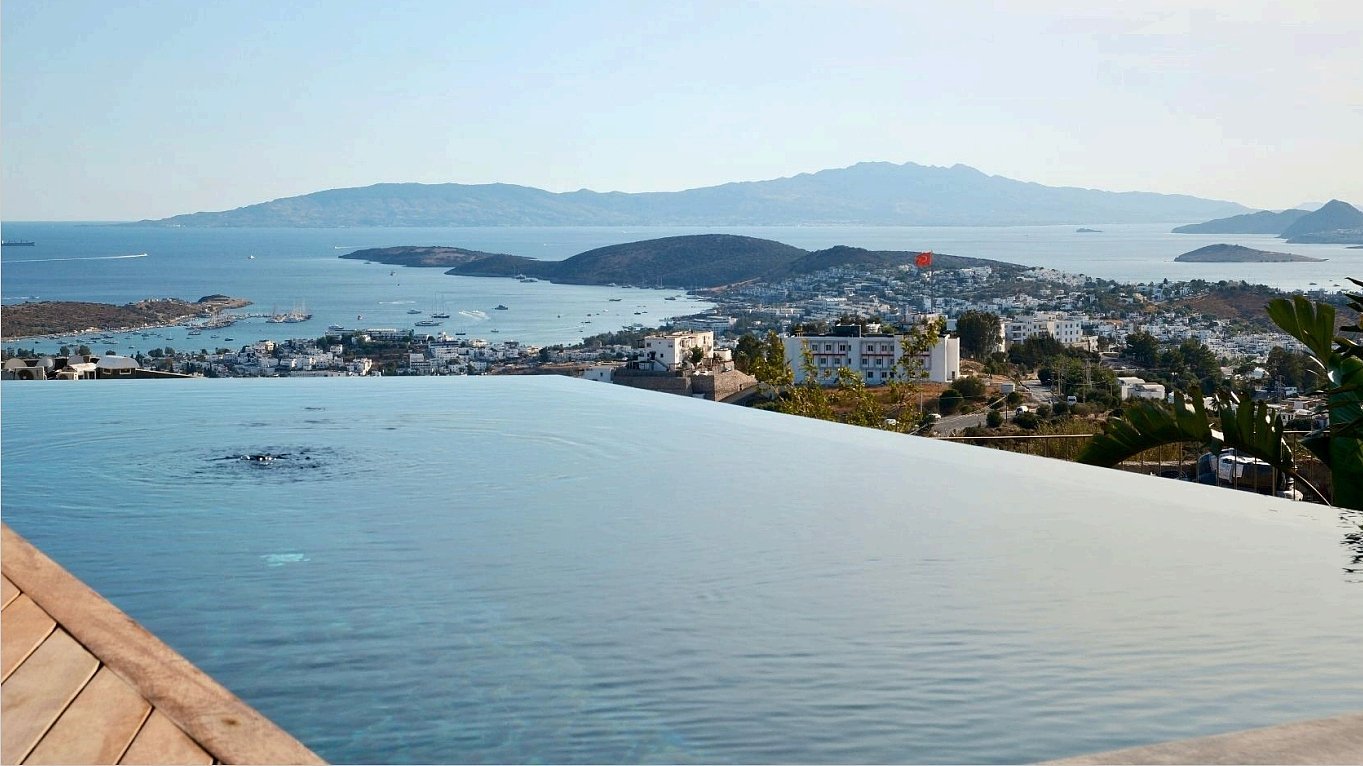 Luksowne wille z prywatnym basenem i widokiem na morze Turcja, Bodrum, Konacık, Bodrum, Muğla  330m2 Foto 1