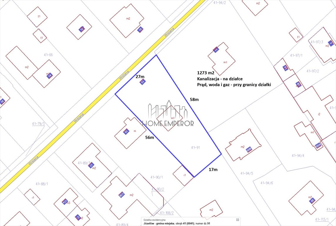 Działka 1273 m² z budynkiem w Józefowie - polecam Józefów, Wiślana  1 273m2 Foto 1