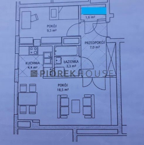 Mieszkanie dwupokojowe na sprzedaż Warszawa, Wola, Leszno  44m2 Foto 7