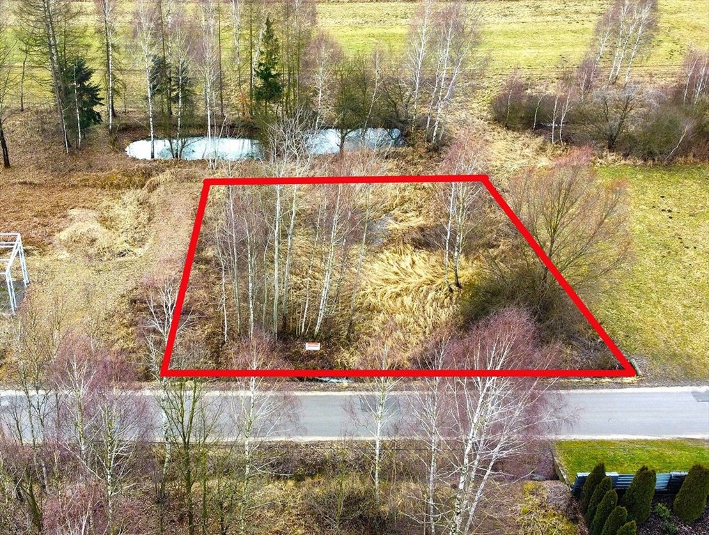 Działka budowlana 904 m² z mediami, idealna pod dom Klepaczka  904m2 Foto 1