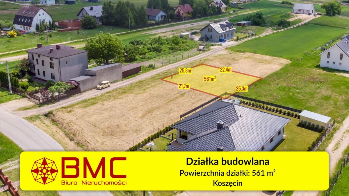 Działka budowlana na sprzedaż Koszęcin, Władysława Łokietka  561m2 Foto 1