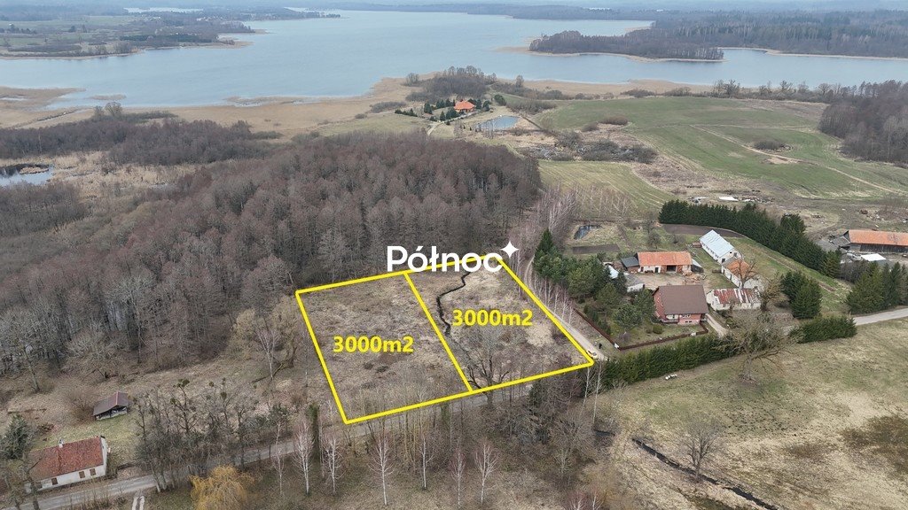 Polecam działkę 3000 m² z warunkami zabudowy na Mazurach Rogojny  3 000m2 Foto 1