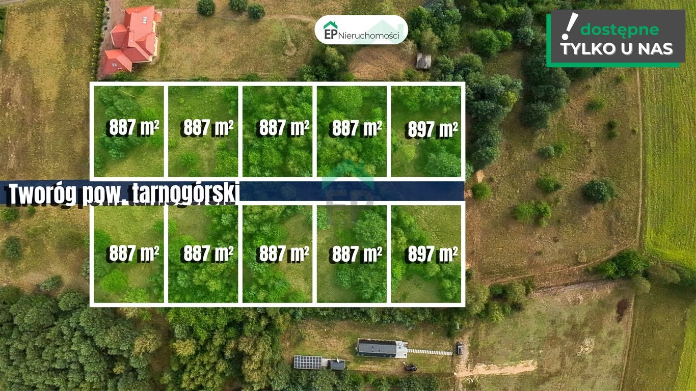 Działki budowlane 887 m² w Kotach - spokój i natura Koty  887m2 Foto 1