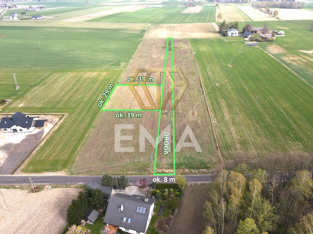 Działka budowlana 1114 m² w Wilkowiecku – idealna pod dom Wilkowiecko, Mickiewicza  1 114m2 Foto 1