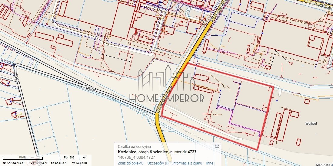 Działka inwestycyjna na sprzedaż Kozienice, Przemysłowa  40 000m2 Foto 1