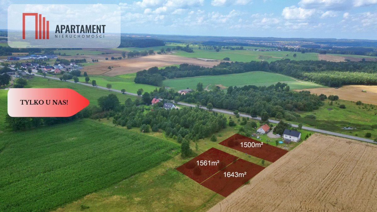 Do sprzedania działki pod zabudowę w Borczu 1500 m², gotowe! Borcz  1 500m2 Foto 1