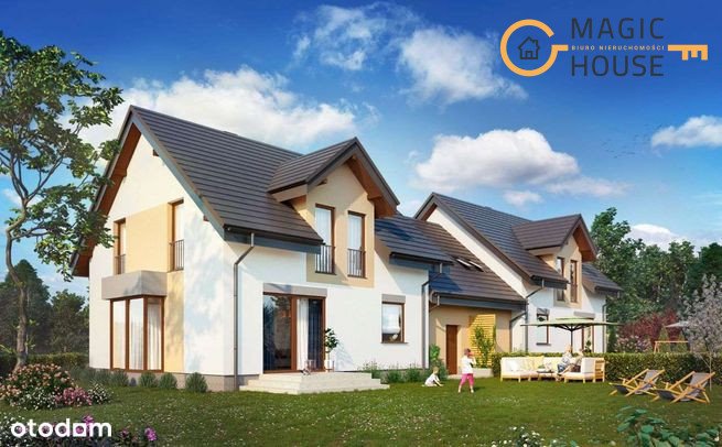 Nowoczesny dom bliźniaczy 160 m2, 4 pokoje, Pierwoszyno Pierwoszyno, Jana Koszałki  160m2 Foto 1