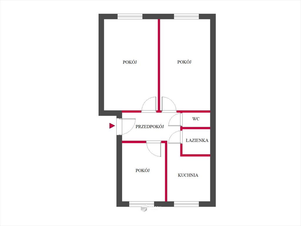 Na sprzedaż przestronne 3-pokojowe mieszkanie 54 m² w Łodzi Łódź, Marysin, Przemysłowa  54m2 Foto 1