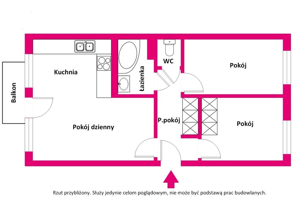 Mieszkanie trzypokojowe na sprzedaż Warszawa, Ochota  54m2 Foto 14