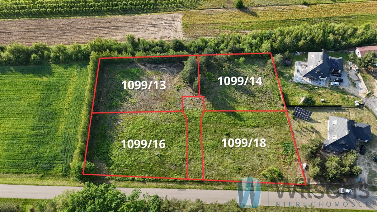 Działka budowlana na sprzedaż Sobienie Biskupie  1 413m2 Foto 1