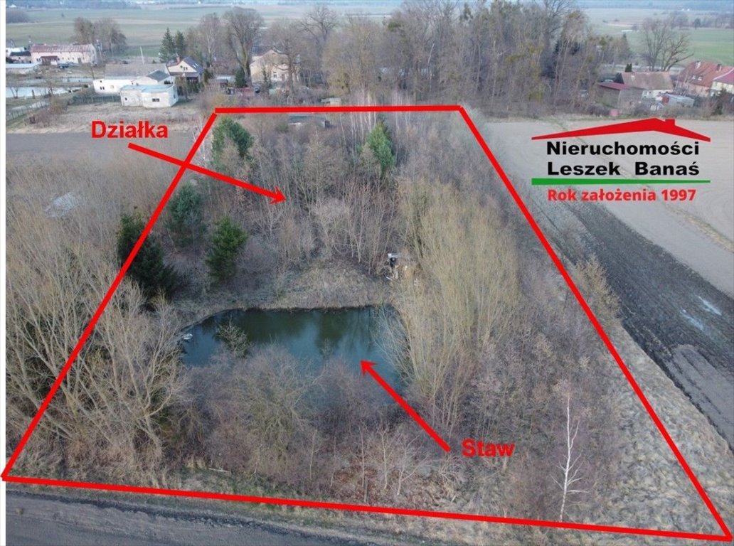 Działka z stawem i budynkami, 5100 m², Kwidzyn Kwidzyn  5 100m2 Foto 1